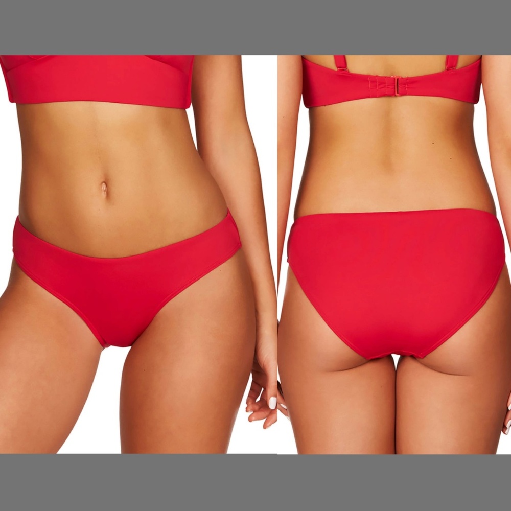 NEW Sea Level [ 6 US‎  ] Essential Regular Bikini Bottoms in Red